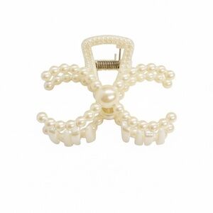 Elegant Faux Pearl Hair Clip Claw